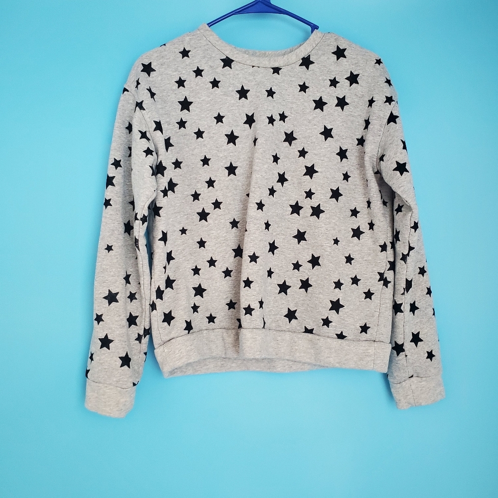 Lea & Viola Sweatshirt Size Small Star Print